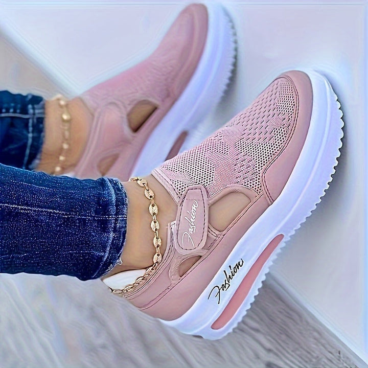 Zapatillas transpirables slip-on con comodidad estable