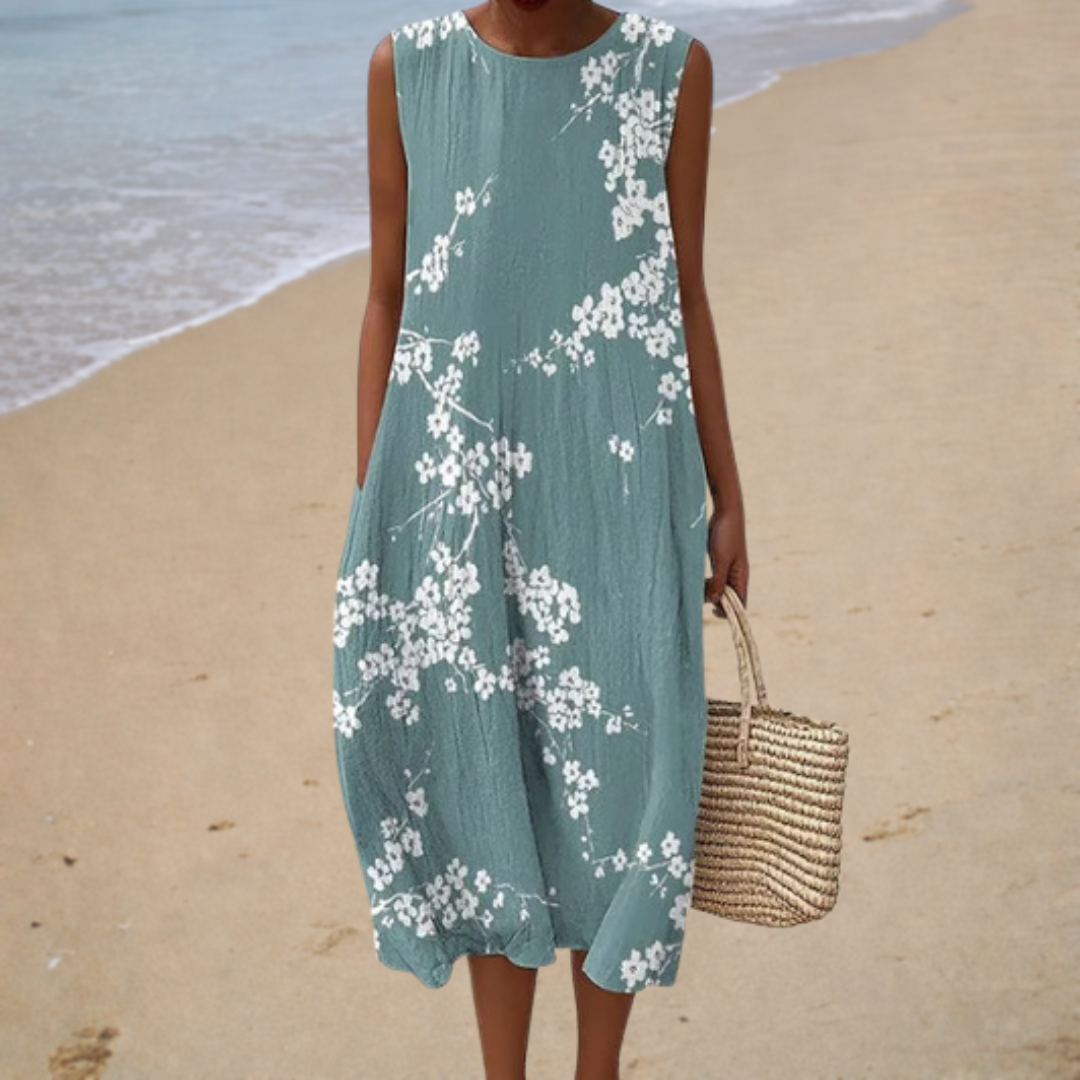 Vestido de verano cómodo sin mangas