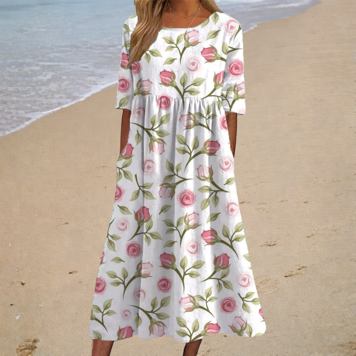 Vestido largo fluido, chic y cómodo
