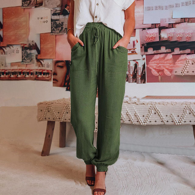 Kaeli – Pantalones Elegantes con Cintura Ajustable