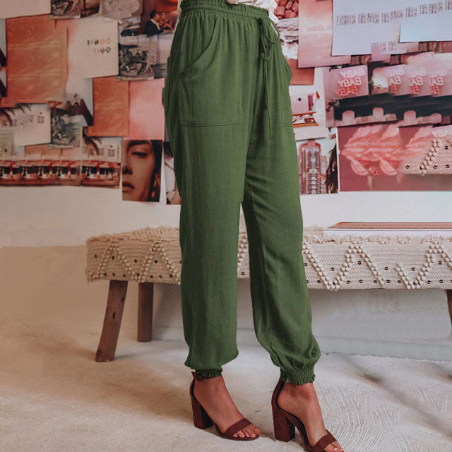 Kaeli – Pantalones Elegantes con Cintura Ajustable