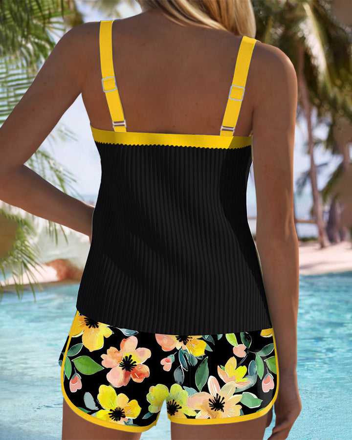 Élise | Tankini de Dos Piezas Elegante
