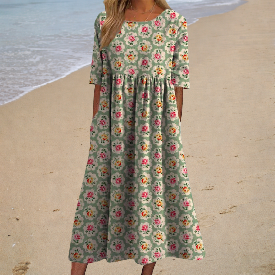 Vestido largo fluido, chic y cómodo