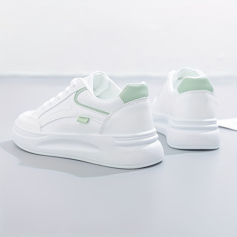 Zapatillas blancas chic de comodidad ligera