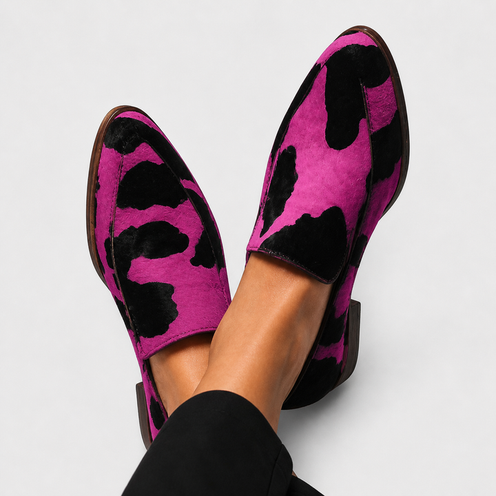 Paloma™ | Mocasines Estampados de Vaca