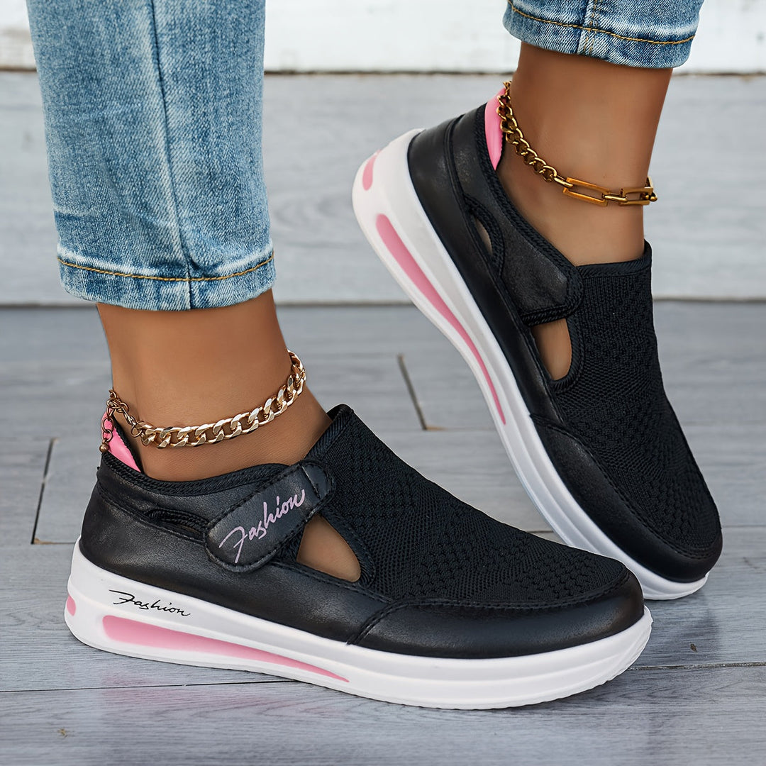Zapatillas transpirables slip-on con comodidad estable