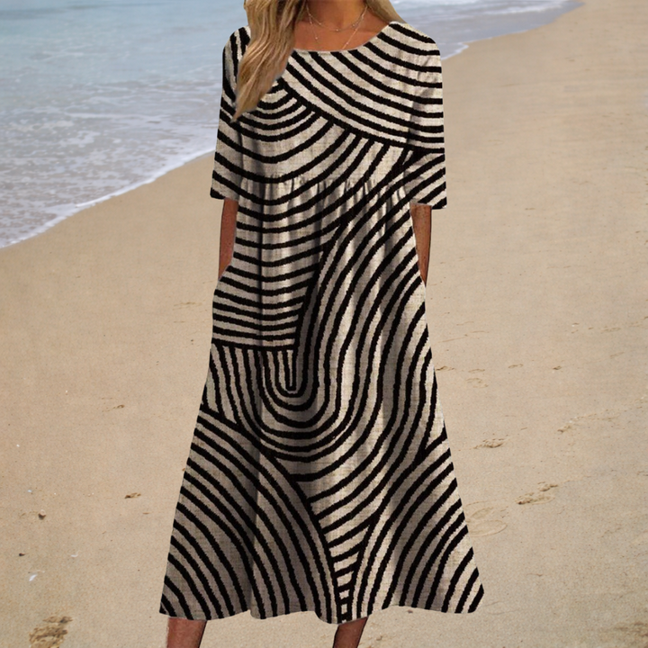 Vestido largo fluido, chic y cómodo
