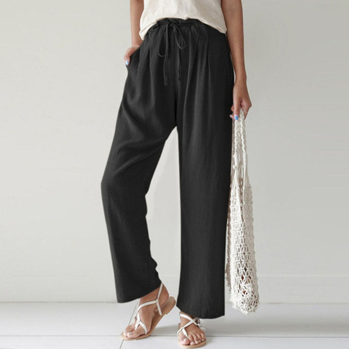 Vara - Pantalones Relaxed Fit con Cintura Ajustable