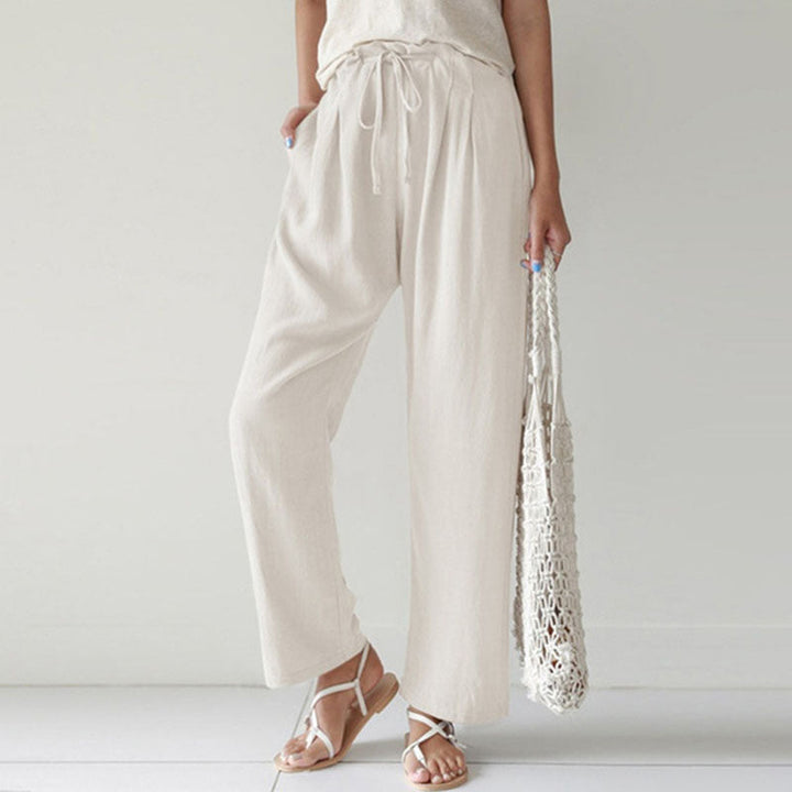 Vara - Pantalones Relaxed Fit con Cintura Ajustable