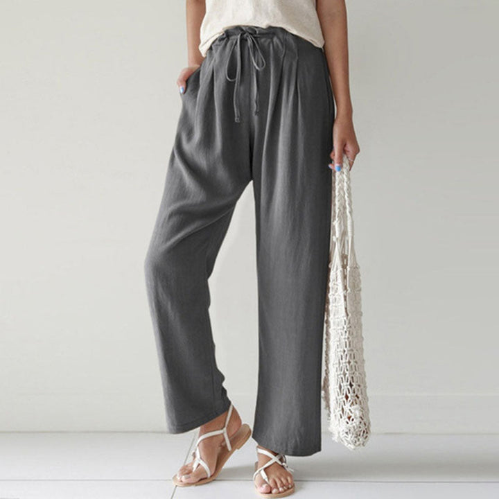 Vara - Pantalones Relaxed Fit con Cintura Ajustable