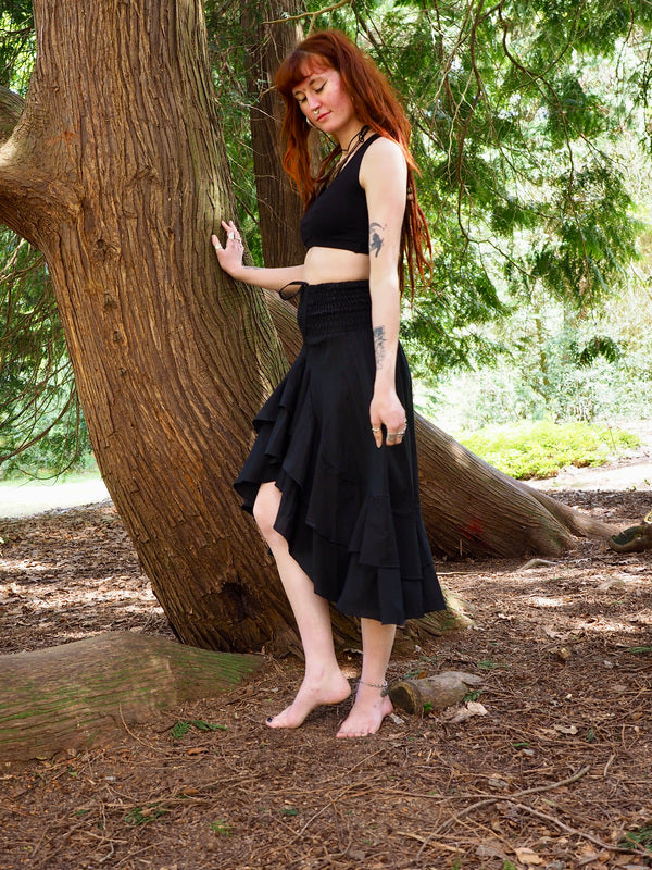Ibiza Flamenco Rok zwart