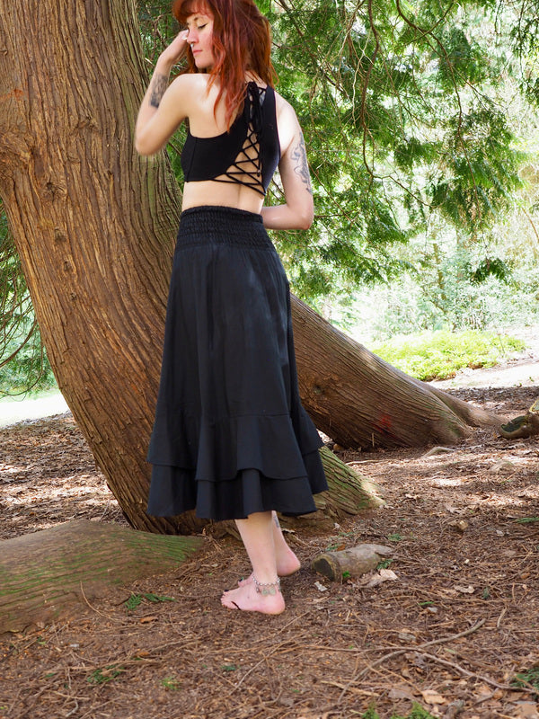 Ibiza Flamenco Rok zwart