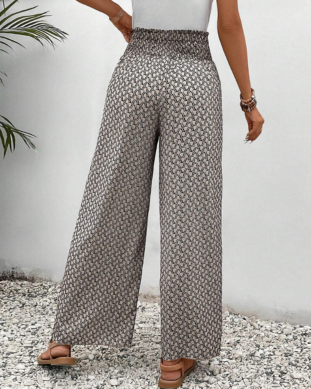 Sahara - Pantalones Anchos Relajados