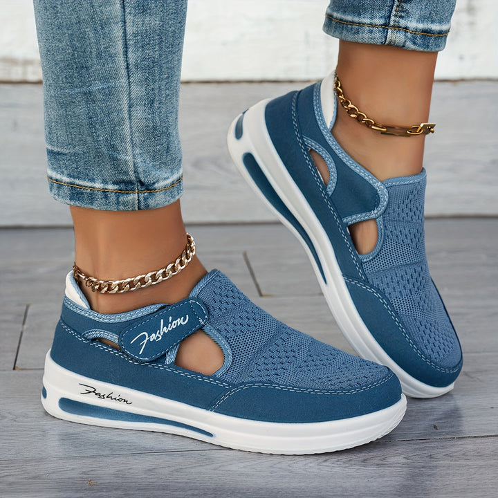 Zapatillas transpirables slip-on con comodidad estable