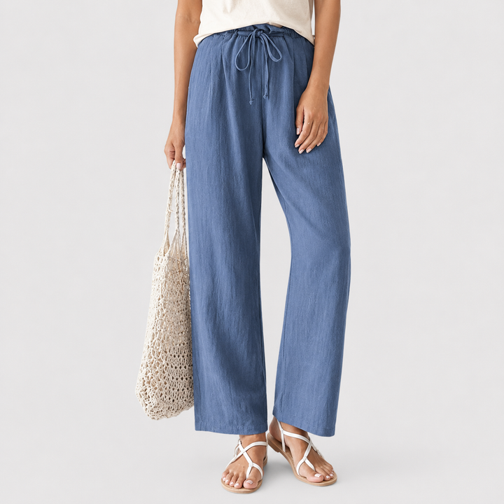 Vara - Pantalones Relaxed Fit con Cintura Ajustable