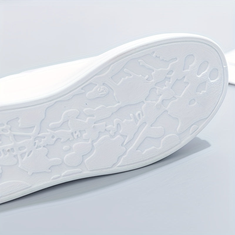 Zapatillas blancas chic de comodidad ligera
