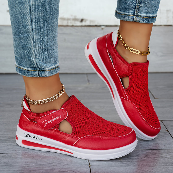 Zapatillas transpirables slip-on con comodidad estable