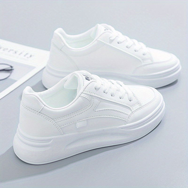 Zapatillas blancas chic de comodidad ligera